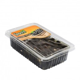 Sosero Peynir Dolgulu Siyah Zeytin 1250 gr Tabak