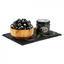 Sosero Peynir Dolgulu Siyah Zeytin 290 gr Cam Kavanoz