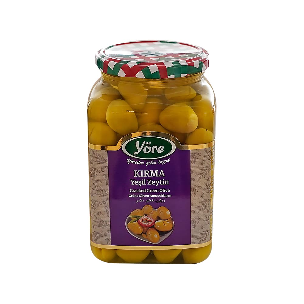 Yöre Domat Çeşidi İşlem Görmüş Salamura Kırma Yeşil Zeytin 550 gr ürünü