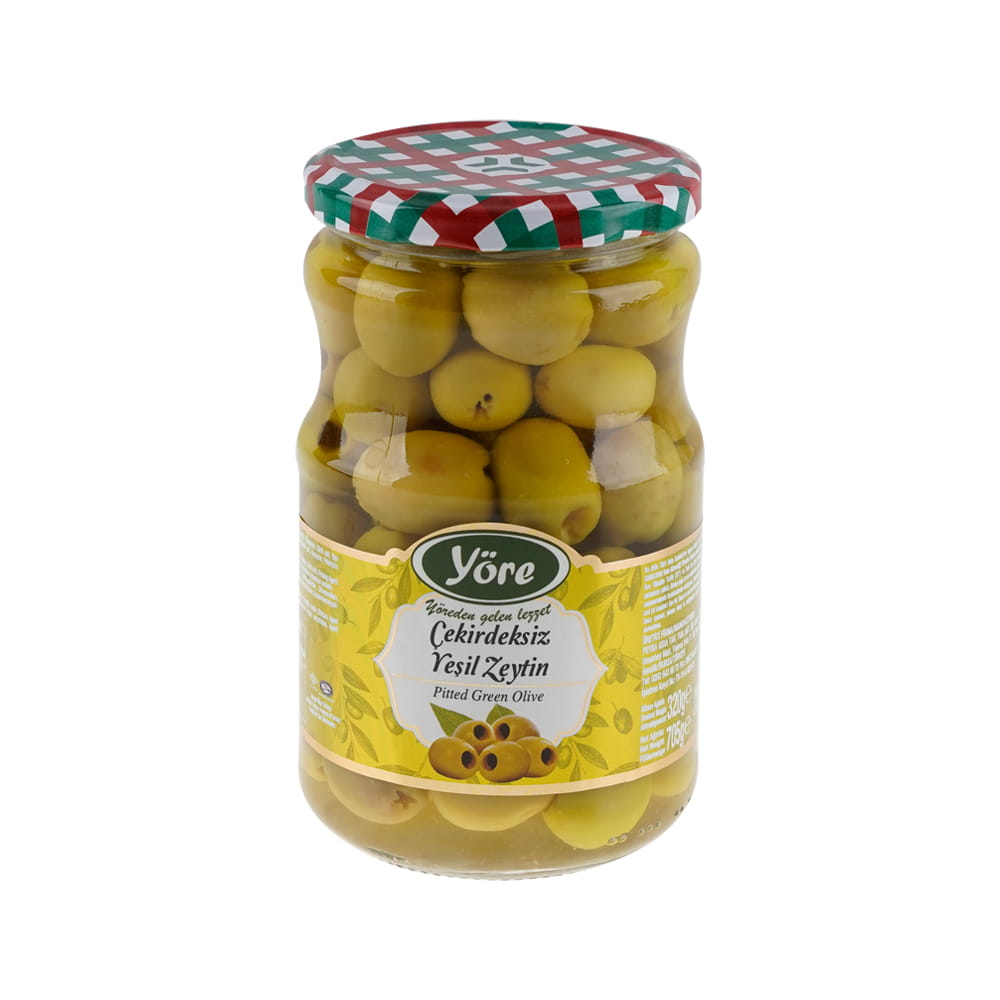 Yöre Çekirdeksiz İşlem Görmüş Salamura Yeşil Zeytin 450 gr ürünü