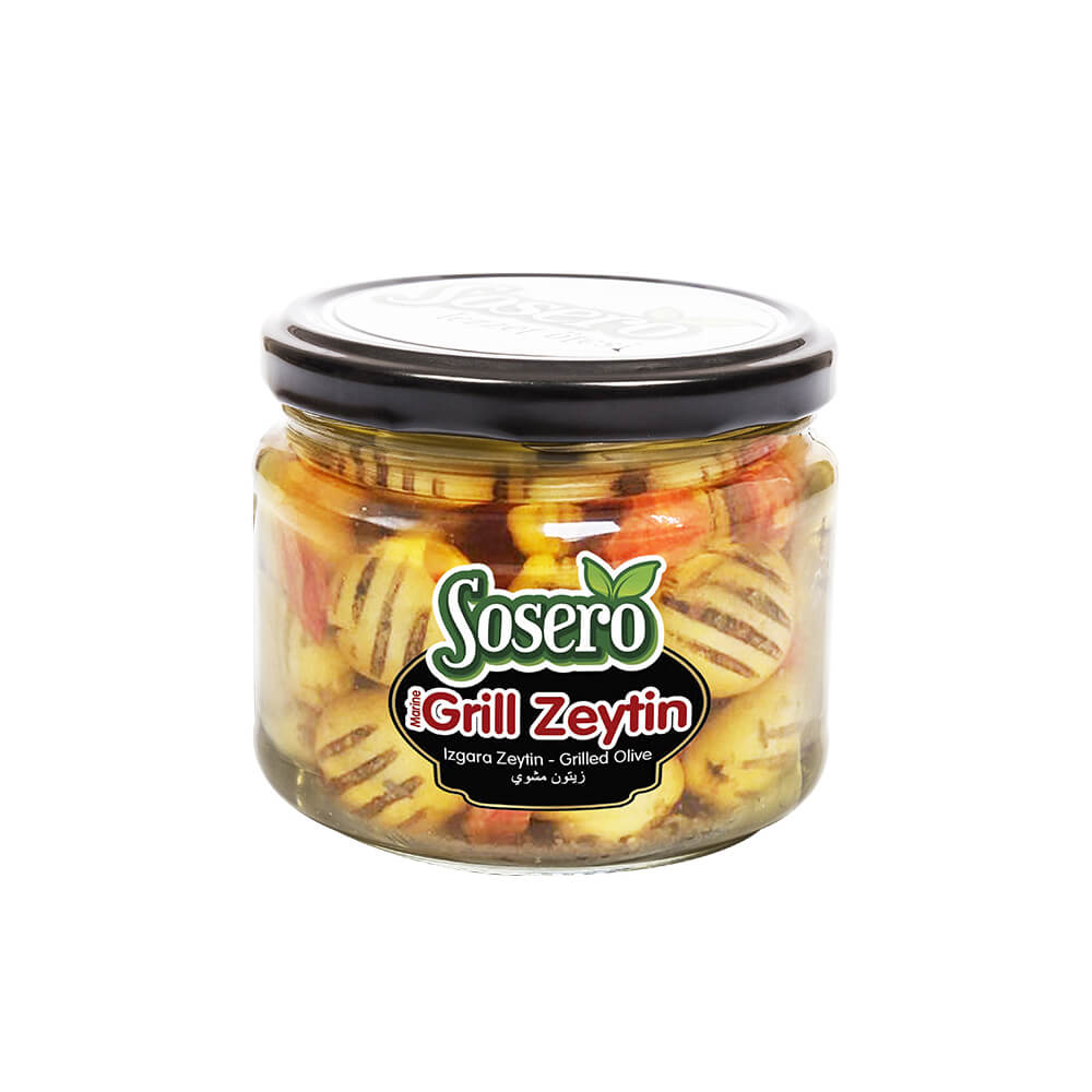 Sosero Izgara Zeytin 290 gr Cam Kavanoz ürünü