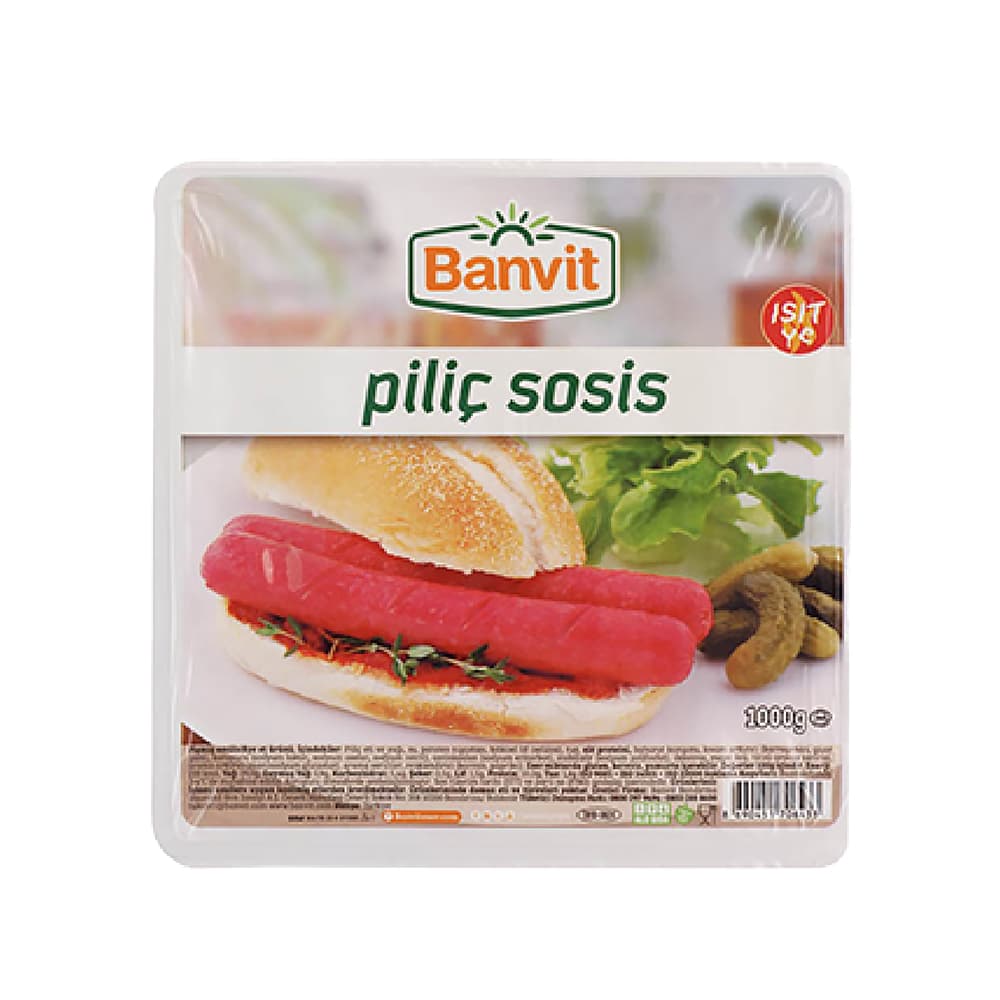 Banvit Uzun Sosis 1000 gr ürünü