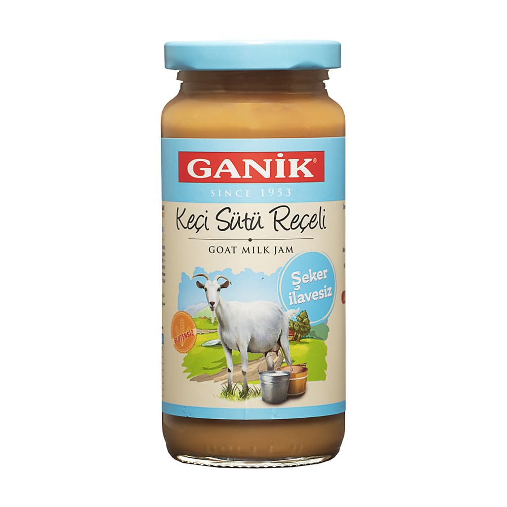 Ganik Şeker İlavesiz Keçi Sütü Reçeli 270 gr ürünü