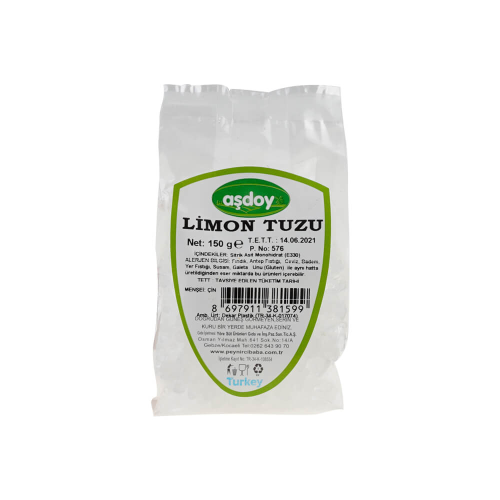 Aşdoy Limon Tuzu 85 gr ürünü